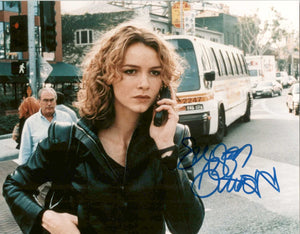 Saffron Burrows Signed Autographed "Timecode" Glossy 8x10 Photo - COA Matching Holograms