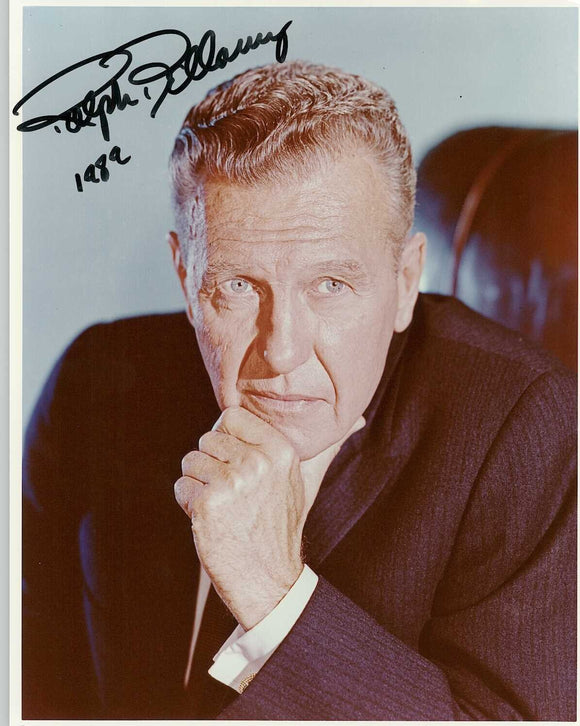 Ralph Bellamy (d. 1991) Signed Autographed 8x10 Photo - COA Matching Holograms
