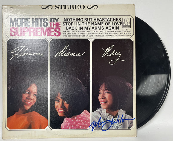 Mary Wilson (d. 2021) Signed Autographed 