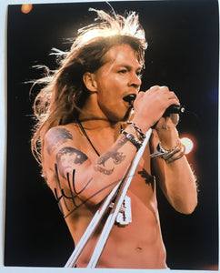 Axl Rose Signed Autographed "Guns N' Roses" Glossy 8x10 Photo - COA Matching Holograms