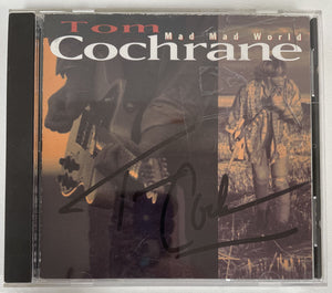 Tom Cochrane Signed Autographed "Mad, Mad World" Music CD - COA Matching Holograms