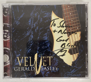 Gerald Easley Signed Autographed "Velvet" Music CD Personalized - COA Matching Holograms