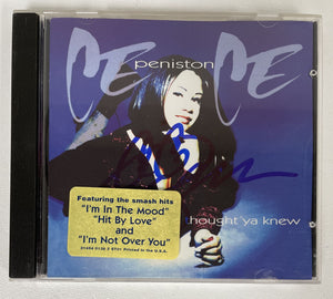CeCe Peniston Signed Autographed "Thought Ya' Knew" Music CD - COA Matching Holograms