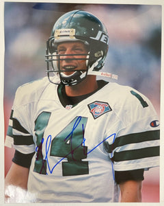 Glenn Foley Signed Autographed Glossy 11x14 Photo New York Jets - COA Matching Holograms
