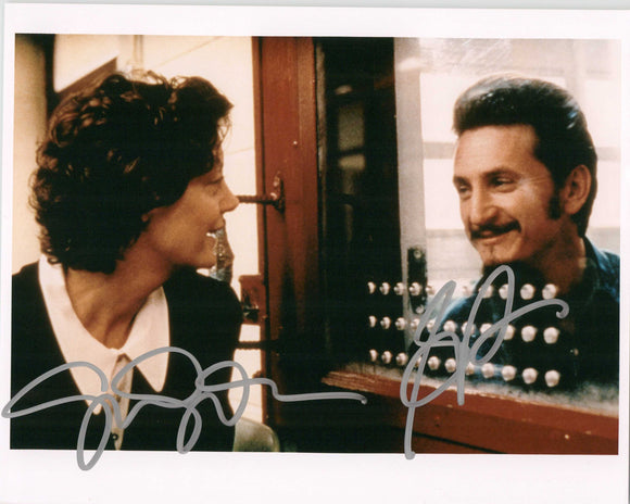 Sean Penn & Susan Sarandon Signed Autographed 