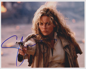 Sharon Stone Signed Autographed Glossy 8x10 Photo - COA Matching Holograms