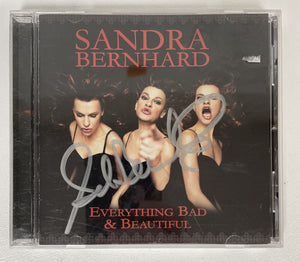 Sandra Bernhard Signed Autographed "Everything Bad & Beautiful" Comedy CD - COA Matching Holograms