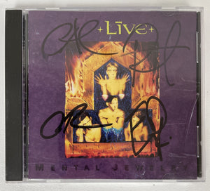 Live Band Ed Kowalczyk +3 Signed Autographed "Mental Jewelry" Music CD - COA Matching Holograms