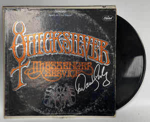 David Freiberg Signed Autographed "Quicksilver" Record Album - COA Matching Holograms