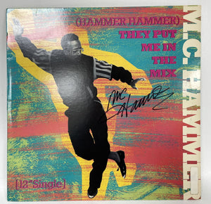 M.C. Hammer Signed Autographed "They Put Me in the Mix" Record Album Cover - COA Matching Holograms