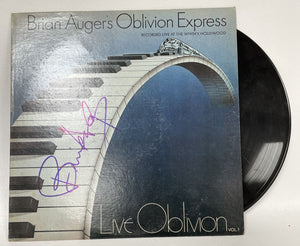 Brian Auger Signed Autographed "Oblivion Express" Record Album - COA Matching Holograms