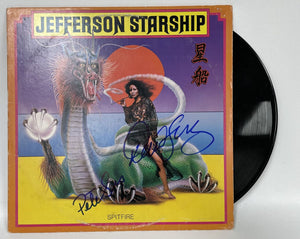 David Freiberg & Pete Sears Signed Autographed "Jefferson Starship" Record Album - COA Matching Holograms