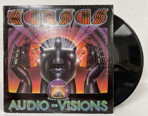 Steve Walsh Signed Autographed "Kansas" Audio-Visions Record Album - COA Matching Holograms