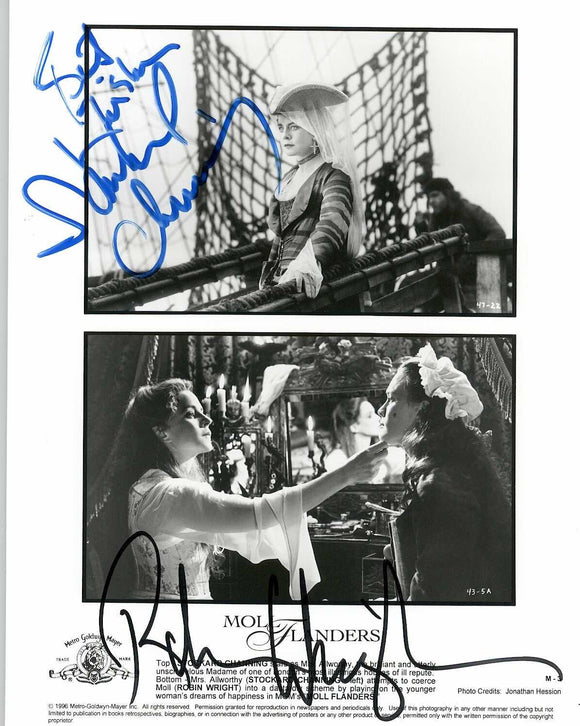 Stockard Channing & Robin Wright Signed Autographed 