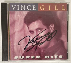 Vince Gill Signed Autographed "Super Hits" Music CD - COA Matching Holograms