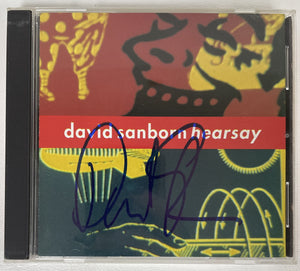 David Sanborn Signed Autographed "Hearsay" Music CD - COA Matching Holograms