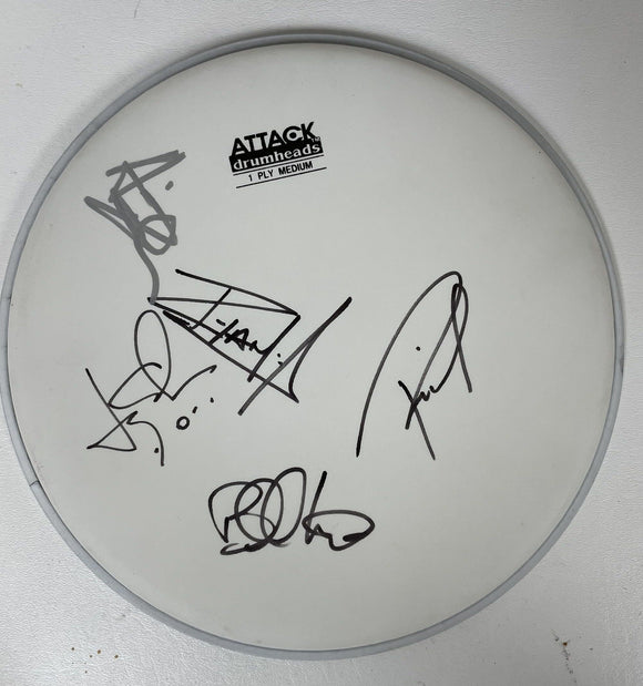 Orgy Band Signed Autographed Attack Drumhead Drum Head - COA Matching Holograms