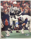 Harvey Martin (d. 2001) Signed Autographed Glossy 8x10 Photo Dallas Cowboys - Beckett Authenticated