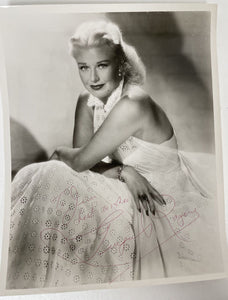 Ginger Rogers (d. 1995) Signed Autographed Vintage Glossy 8x10 Photo - COA Matching Holograms