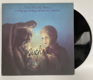 Justin Hayward Signed Autographed "The Moody Blues" Record Album - COA Matching Holograms