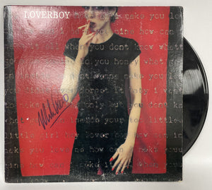 Mike Reno Signed Autographed "Loverboy" Record Album - COA Matching Holograms