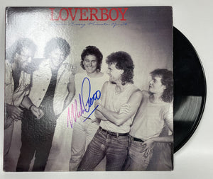 Mike Reno Signed Autographed "Loverboy" Record Album - COA Matching Holograms
