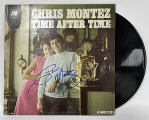 Chris Montez Signed Autographed "Time After Time" Record Album - COA Matching Holograms