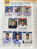 2006 Arizona Fall League Program Signed Autographed My Many - Troy Tulowitzki, Jacoby Ellsbury, JA Happ - COA Matching Holograms