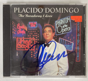 Placido Domingo Signed Autographed "The Broadway I Love" Music CD - COA Matching Holograms
