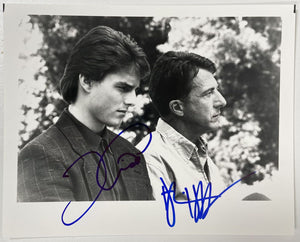 Tom Cruise & Dustin Hoffman Signed Autographed "Rain Man" Glossy 8x10 Photo - COA Matching Holograms