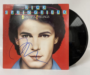 Rick Springfield Signed Autographed "Beautiful Feelings" Record Album - COA Matching Holograms