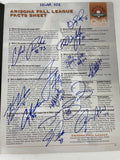 AZ Fall League Program Autographed By Many: Ryan Braun, T. Tulowitzki, J. Ellsbury, B. Gardner - COA Matching Holograms