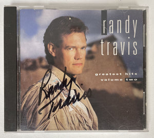 Randy Travis Signed Autographed "Greatest Hits" Music CD - COA Matching Holograms