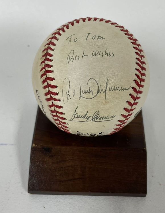 Roberto Alomar & Sandy Alomar Jr. Signed Autographed Official National League (ONL) Baseball - COA Matching Holograms