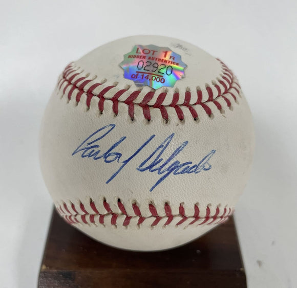 Carlos Delgado Signed Autographed Official League Baseball - Hidden Authentics