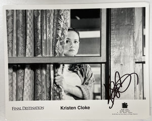 Kristen Cloke Signed Autographed "Final Destination" Glossy 8x10 Photo - COA Matching Holograms