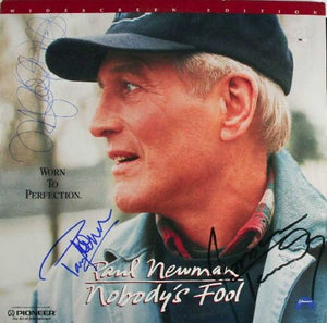 Paul Newman, Jessica Tandy & Melanie Griffith Signed Autographed "Nobody's Fool" Laser Disc Movie - Lifetime COA