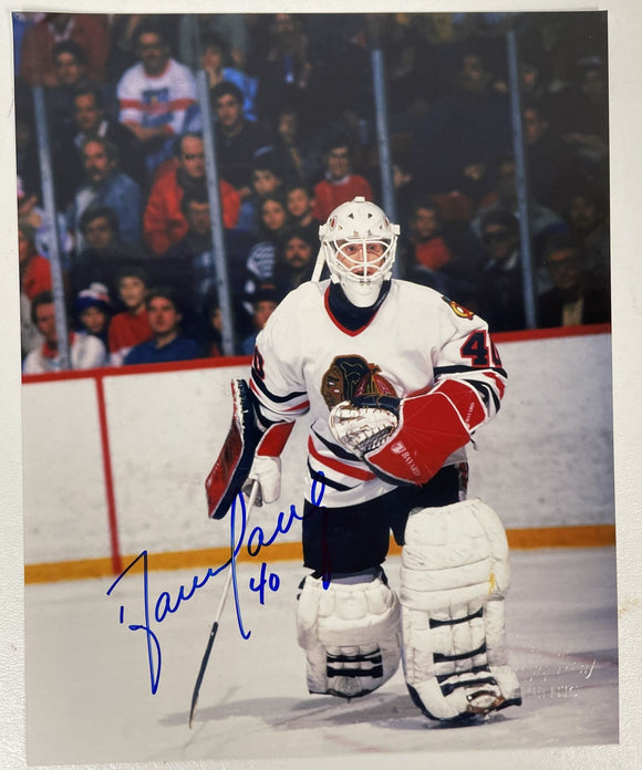 Darren Pang Signed Autographed Glossy 8x10 Photo Chicago Blackhawks - COA Matching Holograms