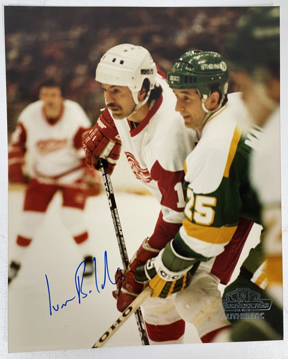 Ivan Boldirev Signed Autographed Glossy 8x10 Photo Detroit Red Wings - COA Matching Holograms