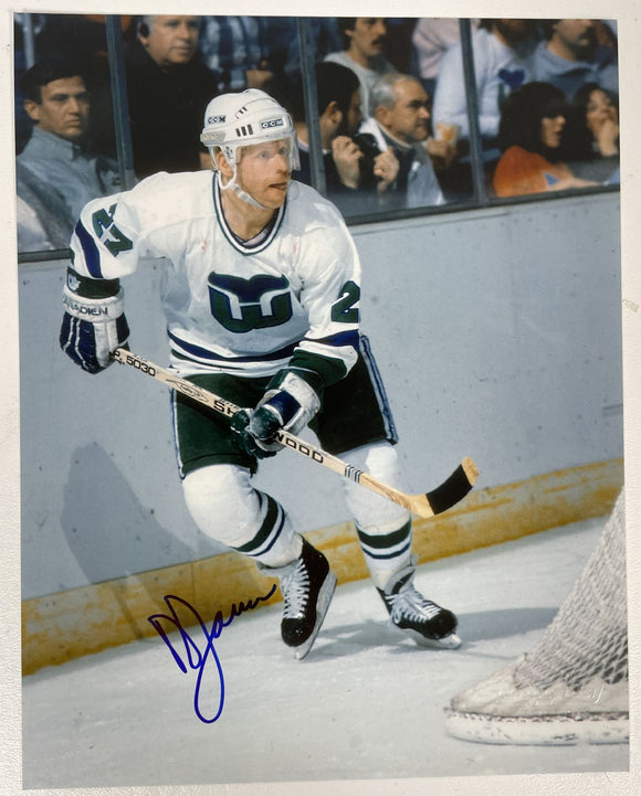 Doug Jarvis Signed Autographed Glossy 8x10 Photo Hartford Whalers - COA Matching Holograms