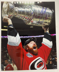 Mike Commodore Signed Autographed Glossy 8x10 Photo Carolina Hurricanes - COA Matching Holograms