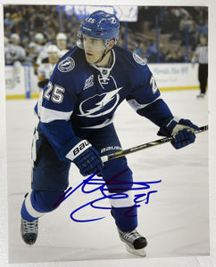 Matt Carle Signed Autographed Glossy 8x10 Photo Tampa Bay Lightning - COA Matching Holograms