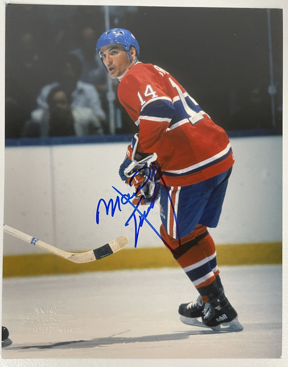 Mario Tremblay Signed Autographed Glossy 8x10 Photo Montreal Canadiens - COA Matching Holograms