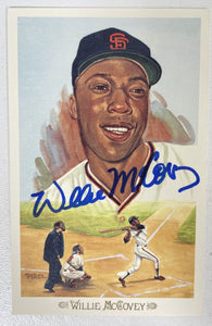 Willie McCovey (d. 2018) Signed Autographed Perez-Steele Celebration Postcard - COA Matching Holograms