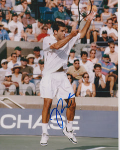 Pete Sampras Signed Autographed Glossy 8x10 Photo - COA Matching Holograms