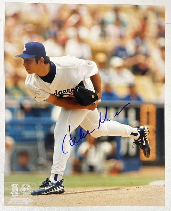Hideo Nomo Signed Autographed Glossy 8x10 Photo Los Angeles Dodgers - COA Matching Holograms