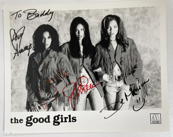 The Good Girls Band Signed Autographed Glossy 8x10 Photo - COA Matching Holograms