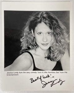 Jessica Lundy Signed Autographed "Just a Little Harmless Sex" Glossy 8x10 Photo - COA Matching Holograms