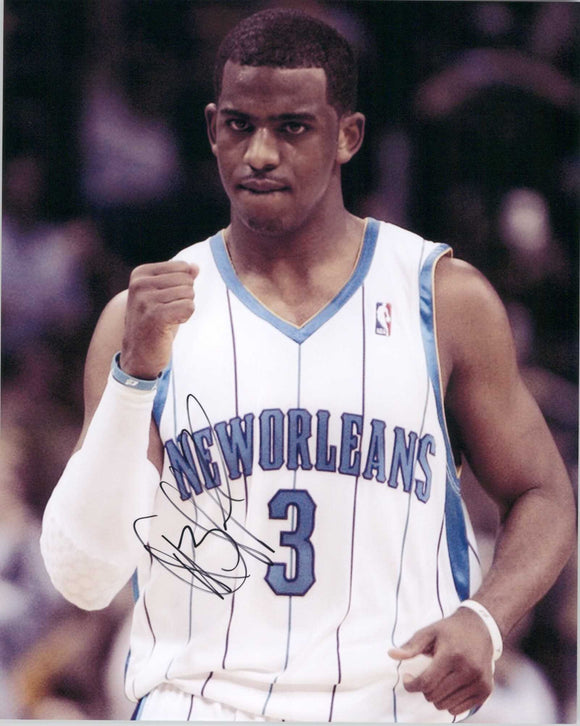 Chris Paul Signed Autographed Glossy 8x10 Photo New Orleans Hornets - COA Matching Holograms