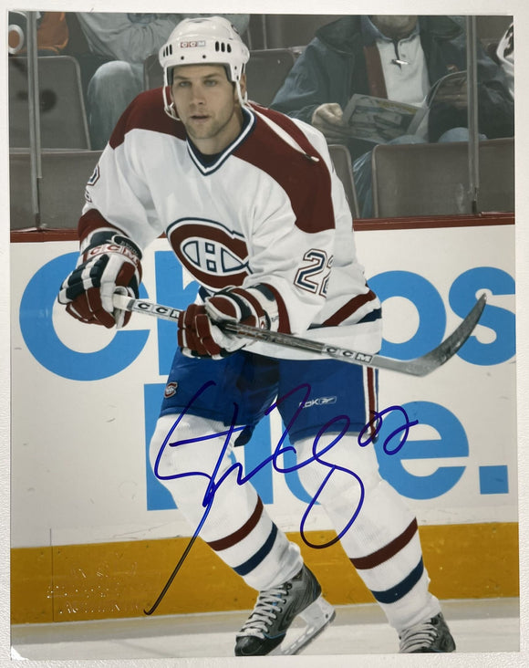 Steve Begin Signed Autographed Glossy 8x10 Photo Montreal Canadiens - COA Matching Holograms